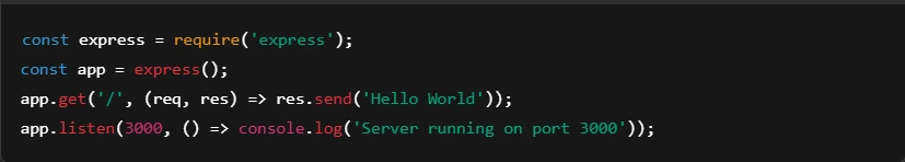NodeJS API